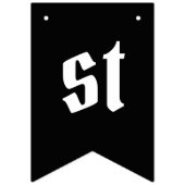 パーソナライズされたバイクもしくは自転車に乗る人結婚カップル バンティングフラッグ (第3の旗)