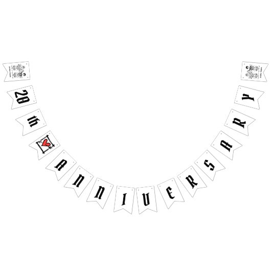 パーソナライズされたバイクもしくは自転車に乗る人結婚カップル バンティングフラッグ (全)