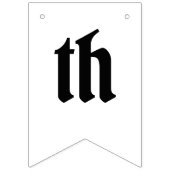 パーソナライズされたバイクもしくは自転車に乗る人結婚カップル バンティングフラッグ (第3の旗)