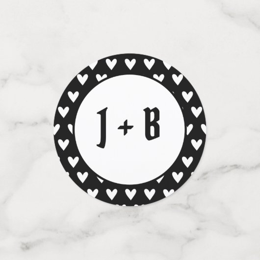 パーソナライズされたバイクもしくは自転車に乗る人自動二結婚輪車台 コンフェッティ (スモール正面)