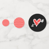 パーソナライズされたバイクもしくは自転車に乗る人自動二結婚輪車台 コンフェッティ (裏面)