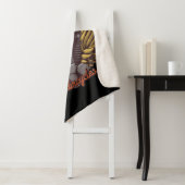 パーソナライズされたバイクイーグルウィングバイクもしくは自転車に乗る人ガレージ シェルパブランケット (インサイチュ)