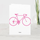 パーソナライズされたバイクノート サンキューカード (裏面)