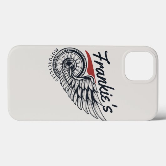 パーソナライズされたバイク飛んでいるタイヤバイクもしくは自転車に乗る人店 Case-Mate iPhoneケース (裏面 (横))