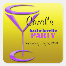 パーソナライズされたバチェロレッテギフトアイディア スクエアシール