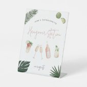 パーソナライズされたバチェロレッテ二日駅 台座サイン (正面)