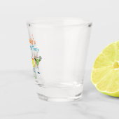 パーソナライズされたバチェロレッテ名の日付 ショットグラス (右)