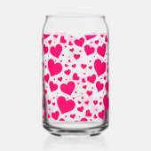 パーソナライズされたバチェロレッテ花嫁の写真名 ガラス缶 (裏面)