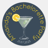 パーソナライズされたバチェロレッテ ラウンドシール (正面)