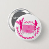 パーソナライズされたバチェロレッテ 缶バッジ (正面&裏面)