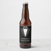 パーソナライズされたバチュラーパーティ ビールラベル (正面)