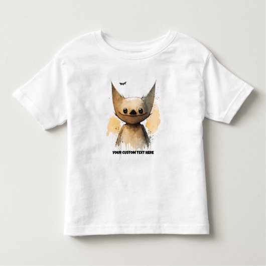 パーソナライズされたバットTシャツ トドラーTシャツ (正面)
