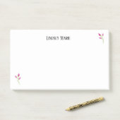 パーソナライズされたバラの投稿ノート ポストイット (デスク)