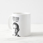 パーソナライズされたバラク小浜 コーヒーマグカップ (正面左)