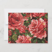 パーソナライズされたバラノートカード ノートカード (裏面)