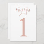 パーソナライズされたバラ結婚金ゴールドの表 招待状 (正面/裏面)