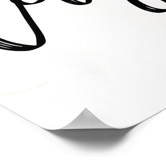 パーソナライズされたバラ金ゴールドの点滅サロン ポスター (角)