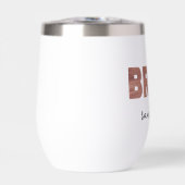 パーソナライズされたバラ金ゴールド花嫁の名前 (正面)