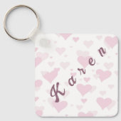 パーソナライズされたバレンタインキーチェーンバレンタインデー キーホルダー (正面)