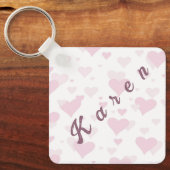 パーソナライズされたバレンタインキーチェーンバレンタインデー キーホルダー (正面)