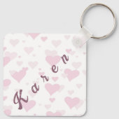 パーソナライズされたバレンタインキーチェーンバレンタインデー キーホルダー (裏面)