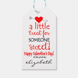 パーソナライズされたバレンタインデーの友 ギフトタグ