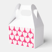 パーソナライズされたバレンタインハートトリートボックス フェイバーボックス (裏面サイド)