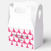 パーソナライズされたバレンタインハートトリートボックス フェイバーボックス (オープン)