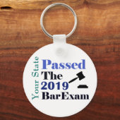 パーソナライズされたバーの通過 キーホルダー (正面)
