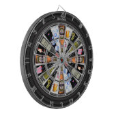 パーソナライズされたバーショット数々の – ドリンク対象3.0 ダーツボード (正面左)