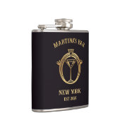 パーソナライズされたバー記号名前をカスタムする フラスク (右)