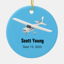 パーソナライズされたパイロットオーナメント セラミックオーナメント