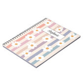 パーソナライズされたパステル ノートブック (左側)