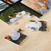 パーソナライズされたパズル9フォトコラージュ（黒枠） ジグソーパズル (側面)