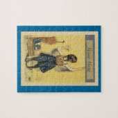 パーソナライズされたパズル – 女の子の書オンウォール ジグソーパズル (横)