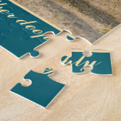 パーソナライズされたパズル(Name, Photo + Bible Verse) ジグソーパズル (側面)