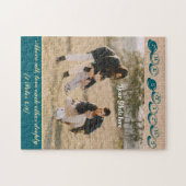 パーソナライズされたパズル(Name, Photo + Bible Verse) ジグソーパズル (横)