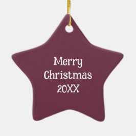 パーソナライズされたパターン(の模様が)ある セラミックオーナメント