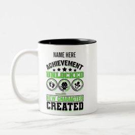 パーソナライズされたパパになる人への父の日のプレゼント Xbox ツートーンマグカップ