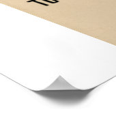 パーソナライズされたパパキャプテンライフやる気を起こさせる ポスター (角)