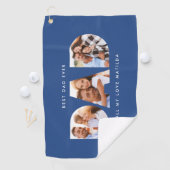 パーソナライズされたパパフォトゴルフタオルカスタム- Father ゴルフタオル (インサイチュ)