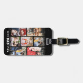 パーソナライズされたパパ写真 ラゲッジタグ (正面横)