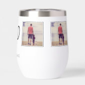 パーソナライズされたパパ4写真最高のパパエバモダンー (背面)