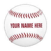 パーソナライズされたパパ 野球ボール (裏面)