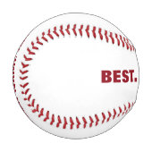 パーソナライズされたパパ 野球ボール (正面左)