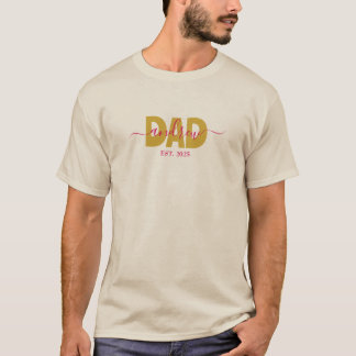 パーソナライズされたパパ Tシャツ