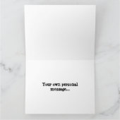 パーソナライズされたパンダパーティー母の日カード カード (内部)