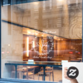 パーソナライズされたパン屋さん 焼き物 業務 ウィンドウサイン (カフェ窓)