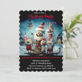 パーソナライズされたパーティーおもしろい 招待状 (スタンド正面)