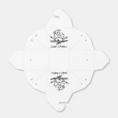 パーソナライズされたパーティーロベバ結婚ス フェイバーボックス (折り畳みなし)